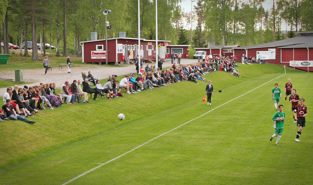 Över 150 supportrar såg när Nors AIK tog emot Tallåsens IF hemma på Åsliden.