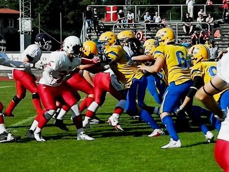 Sverige Danmark SAFF Amerikansk Fotboll foto All Sport & Idrott